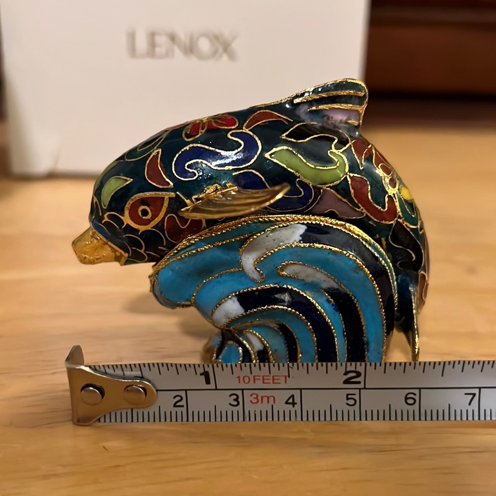 COLLECTIBLE LENOX CHINA DOLPHIN•NEW IN BOX - Picture 6 of 8